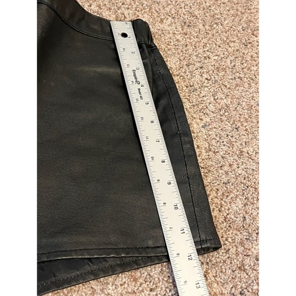 100% Authentic Leather Vintage Shorts Sz 7/8 - Picture 6 of 6